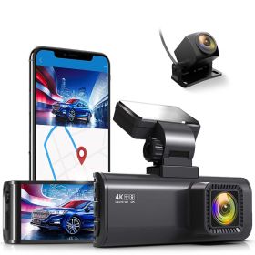 REDTIGER F7N 4K Dual Dash Cam Built-in WiFi GPS Front 4K/2.5K and Rear 1080P Dual Dash Camera for Cars; 3.16" Display; 170¬∞ Wide Angle Dashboard Came