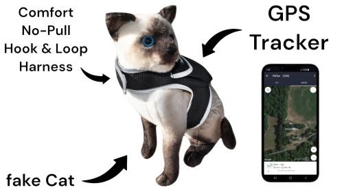 Waterproof GPRS GPS Dog Tracking Collar Wireless Pet Security Locator Size:L