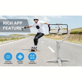 1pc 3-Axis Handheld Stabilizer: Fast Type-C Charging,Stable Triangle Support, Intuitive Control Panel, Long-lasting Battery, Lightweight, Ideal for Sp