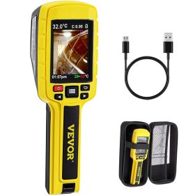 VEVOR Thermal Imaging Camera, 60x60 (3600 Pixels) IR Resolution Infrared Camera with 2.8" Color Display Screen, Built-in SD Card and Li-ion Battery, f