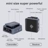 Wireless Lavalier Microphone System; Super Mini And Light 2.4GHz Wireless Microphone System With Transmitter & Receiver For DSLR Cameras And Android P