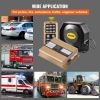 VEVOR 200W 8 Sound Loud Car Warning, Police Fire Emergency Alarm Fire Siren, 1 Horn PA Speaker MIC System Vehicle Siren