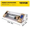 Vinyl Cutter Machine, 18 in / 450 mm Max Paper Feed Cutting Plotter, Automatic Camera Contour Cutting LCD Screen Printer w/Stand Adjustable Force and