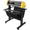 Vinyl Cutter Machine, 34 in / 870 mm Max Paper Feed Cutting Plotter, Automatic Camera Contour Cutting LCD Screen Printer w/Stand Adjustable Force and