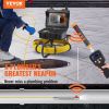 VEVOR Sewer Camera with 512Hz Locator, 165 ft/50 m, 9" Pipeline Inspection Camera with DVR Function, IP68 Camera with 12 Adjustable LEDs, A 16 GB SD C