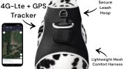 Pet Tracker Wireless Pet Security Surveillance GSM GPS Dog Tracking System Size:XL