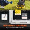 VEVOR Sewer Camera with 512Hz Locator, 165 ft/50 m, 9" Pipeline Inspection Camera with DVR Function, IP68 Camera with 12 Adjustable LEDs, A 16 GB SD C