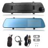 1080P Car DVR 4.3in Camera Dash Cam Camcorder Camera Recorder with 140¬∞ Angle Loop Recording Motion Detection Picture-in-Picture Display G-sensor