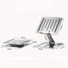 Laptop Stand Riser Stepless Angle Adjustable Ergonomic Notebook Holder Heat Dissipation Notebook Elevator for Laptop Tablet Drawing Board up to 15.6in