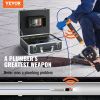 VEVOR Sewer Camera with 512Hz Locator, 131 ft/40 m, 7" Pipeline Inspection Camera with DVR Function, IP68 Camera with 12 Adjustable LEDs, A 16 GB SD C