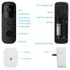 Compatible with Alexa Google Assistant Wireless Smart Wi-Fi Video Doorbell Security Phone Doorbell Intercom Camera Two Way Audio Night Vision