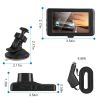 1080P Car DVR 3in Camera Dash Cam Camcorder Camera Recorder with 100¬∞ Angle Loop Recording Motion Detection