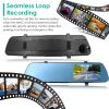 1080P Car DVR 4.3in Camera Dash Cam Camcorder Camera Recorder with 140¬∞ Angle Loop Recording Motion Detection Picture-in-Picture Display G-sensor