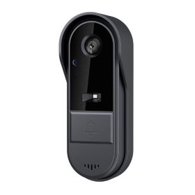 Smart Wireless Video Doorbell Bidirectional Visual Intercom Doorbell (Type: Style A, Color: Black)