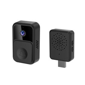 Wireless HD 1080P Visual Smart Security Doorbell (Type: Doorbell, Color: Black)