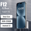Unlocked Smart Phone, Android 13 Cell Phone 6GB+256GB, 6.8" HD Screen Smartphone, Octa Core Mobile Phone Support 5G Dual SIM/Flash Memory/13MP+32MP Ca