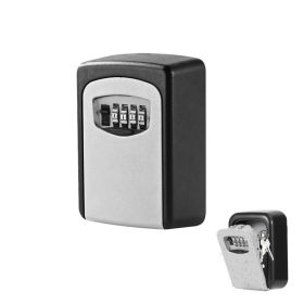 Key Lock Box with Code for House Key Storage (Type: Locks, Color: Black B)